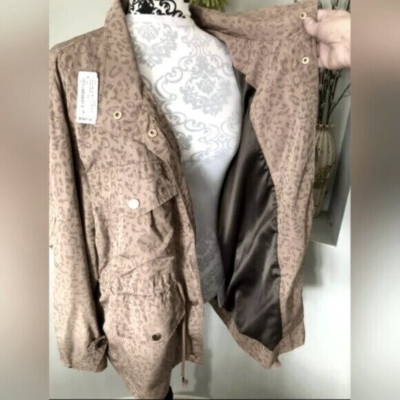 Leopard print Jacket NEW Women's Sz 14 - Picture 11 of 13